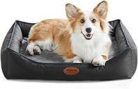 Vista 15 de Camas Ortopédicas para Perros Medianos, Cama Sofá para Perros de Espuma Duradera de Caja de Huevos con Funda Extraíble Lavable, Forro Impermeable