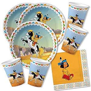 DH-Konzept 52-teiliges Indianer Yakari Party-Set