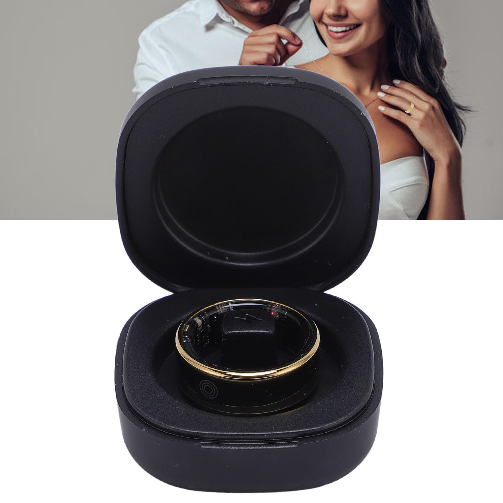 Asixxsix Bague connectée, Bracelet connecté à écran Tactile, étanche IP68, Bracelet connecté Portable pour la randonnée, Le Cyclisme et la Course à Pied (#10)
