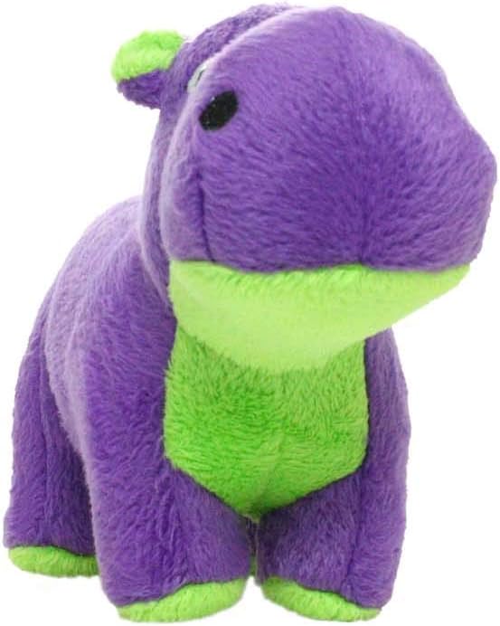 MIGHTY- Safari Junior Hippo - Squeaker-Multiple Layers. Made Durable, Strong & Tough. Interactive Play Dog Toy (Tug, Toss & Fetch). Machine Washable & Floats