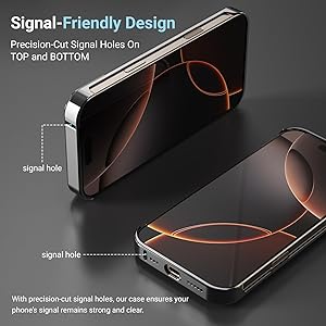 Compatible for iPhone 16 Pro Max Case 6.9 inch, Real Carbon Fiber Back + Aluminum Frame, Magnetic Mount Compatible, Slim Lightweight Protective Cover, Natural Grip Design - Black