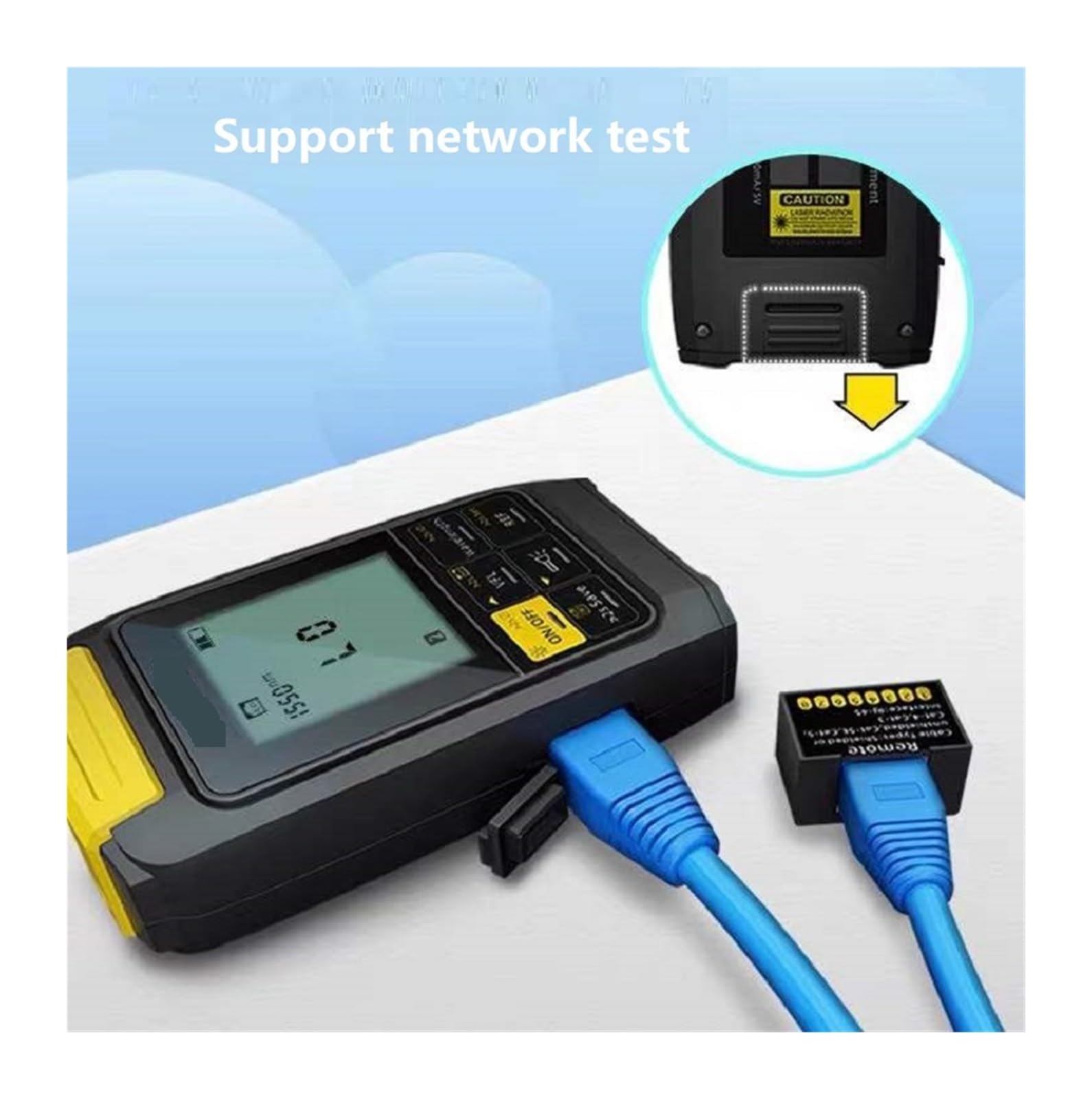 Testeur Fibre Optique Compteur De Puissance Optique 4 En 1, Lumière Led OPM, Localisateur Visuel Défauts, Test Câbles Réseau, Testeur Fibres Optiques, 5km 15km 30MW(20C V01 5KM)