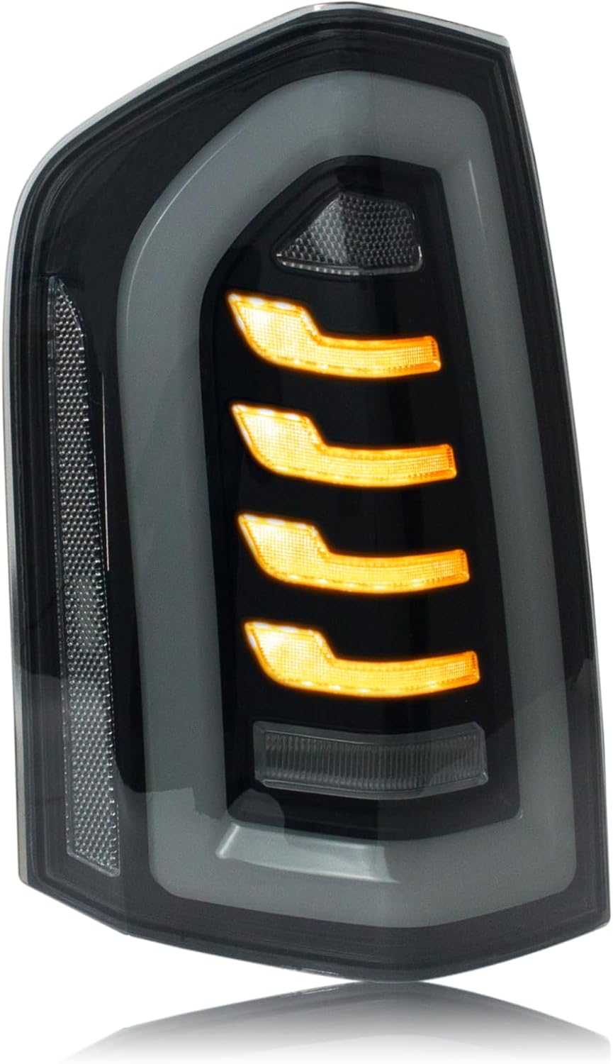 inginuity time LED Tail Lights for Chrysler 300 300S 300C 2011-2014 Start-up Animation Sequential Turn Signal Rear Lamps Accessory Assembly（Not Fit 2015-2020）