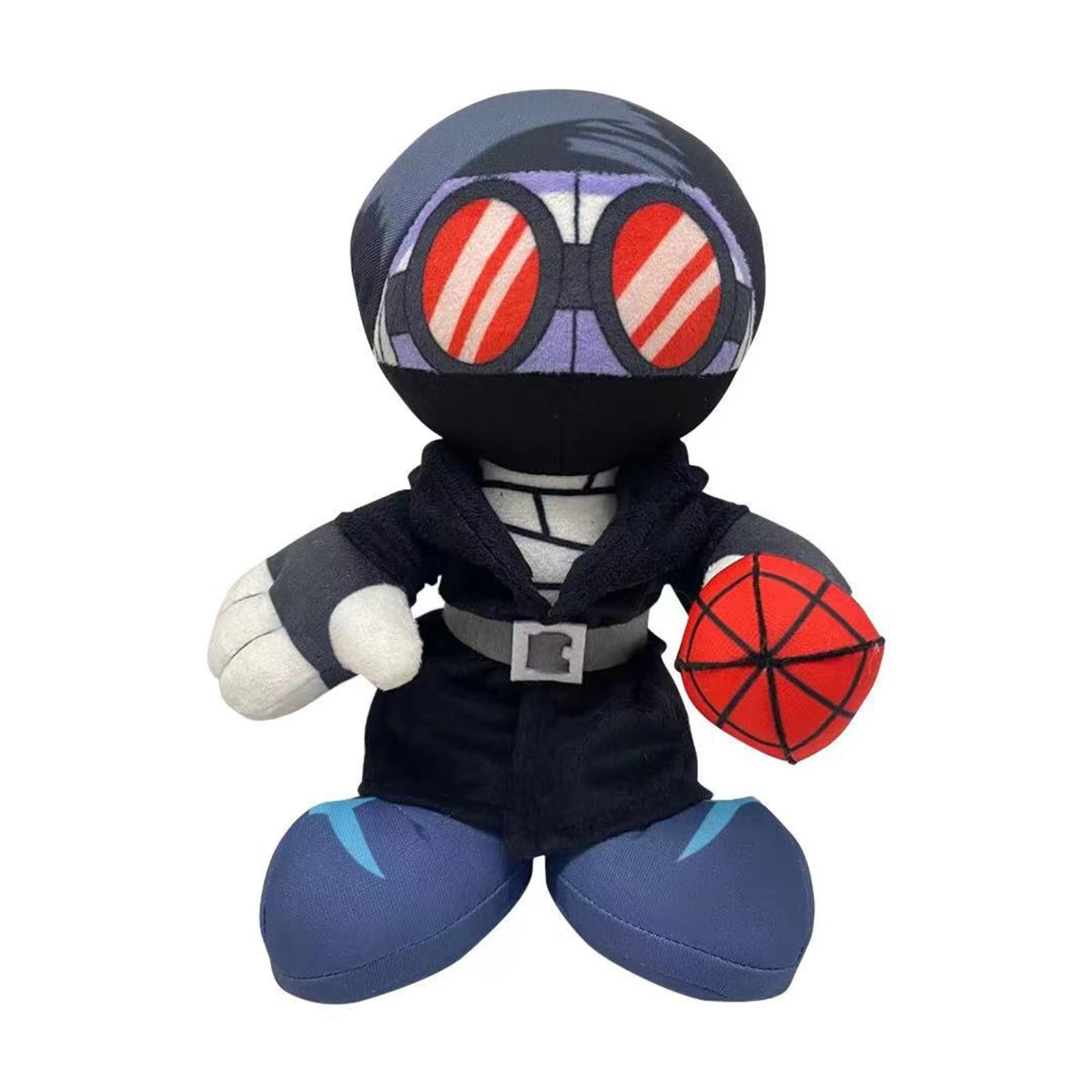 Byggy Friday Night Funkin Plusies, FNF Plush Merch for Kids Girlfriend Boyfriend, Spooky Month Skid Pump Pico Whitty Sarvente Tankman Plush Figures Toy