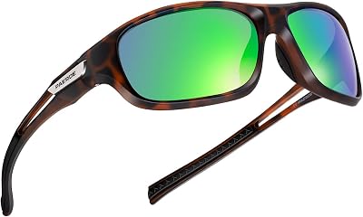 Polarized Sunglasses for Men Women Square Frame - UV 400 Protection 61MM PA820