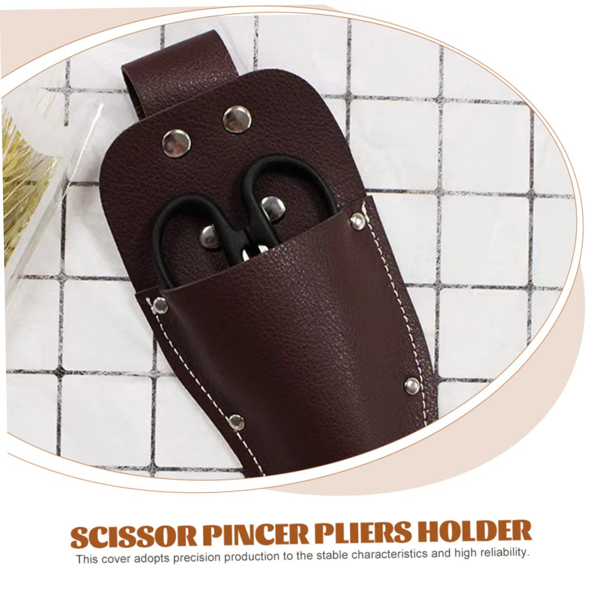Housoutil 10 Pezzi Cesoie Da Potatura Custodia In Pelle Forbici Da Giardino Forbice Copertura In Pelle Multitool Pinza Sacchetto Pinze Potatore A Mano Forbice Copertura Forbici In