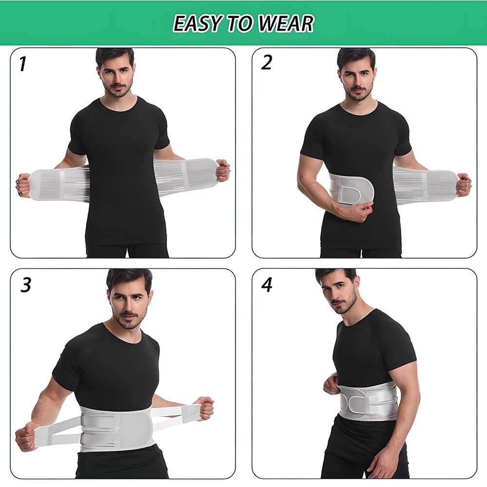 Regulowany pas podtrzymujący lędźwie Dolna część pleców Orteza opaska do masażu Korektor talii Tummy Tuck Sports Fitness Trainer