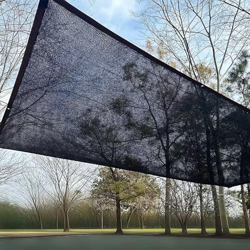 Image of winemana 40% Black Shade Cloth, 3.3 x 13.3 FT Mesh Tarp for Garden Greenhouse Patio, Plants Heat Protection, Outdoor Sun Shade Cover, Resistant Netting Screen with Grommets for Growing Chicken Coop