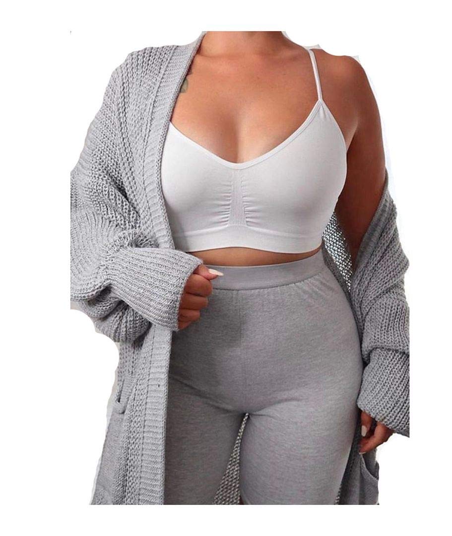 H&FWomen’s Balloon Sleeve Open Front Maxi Fit Cardigan Classic Knitted Longline Pockets Sweater Stylish Boyfriend Design One Size Fit UK 8-22