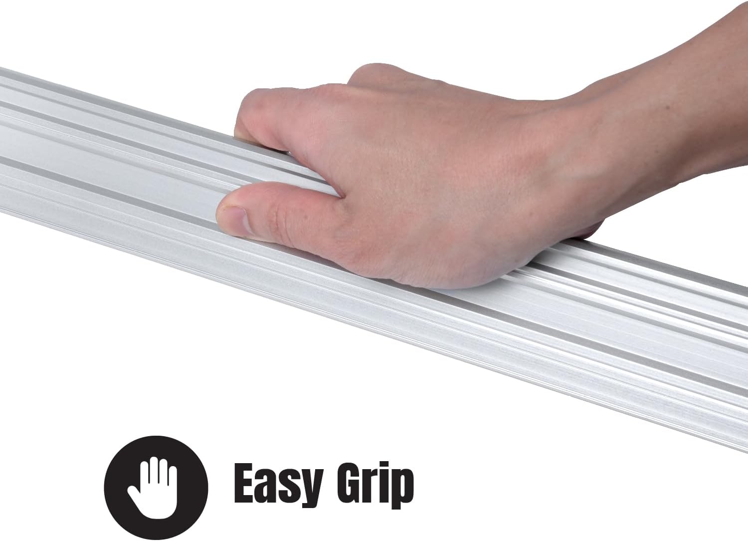 DuBois 38 Inch Machinist Aluminum Straight Edges, With .003'' Tolerance for Checking Surface Warp, Marking/Scribing Lines - Used w/Feeler Gauges for Automotive Repairs, Cylinder Head Checks (51026)