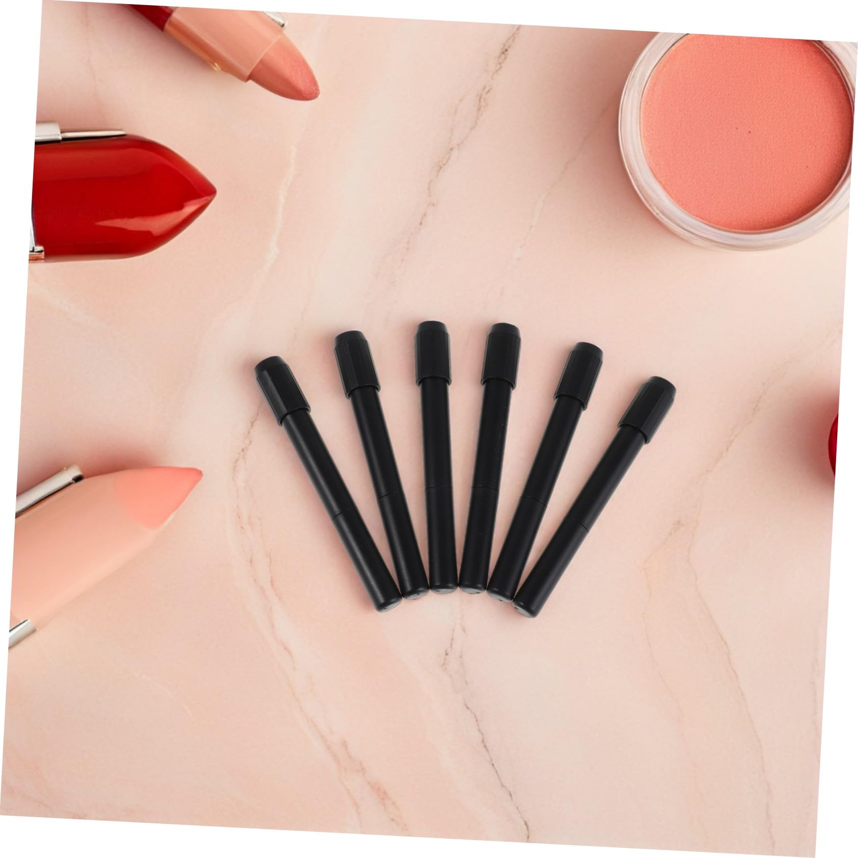 60 Stck. Teiliges Augenbrauenstift Verlängerer mit Sanfter Bürste Stabiler Stifthalter für Präzises Styling Hautfreundlich und Leicht für Make-up Profis und Unterwegs