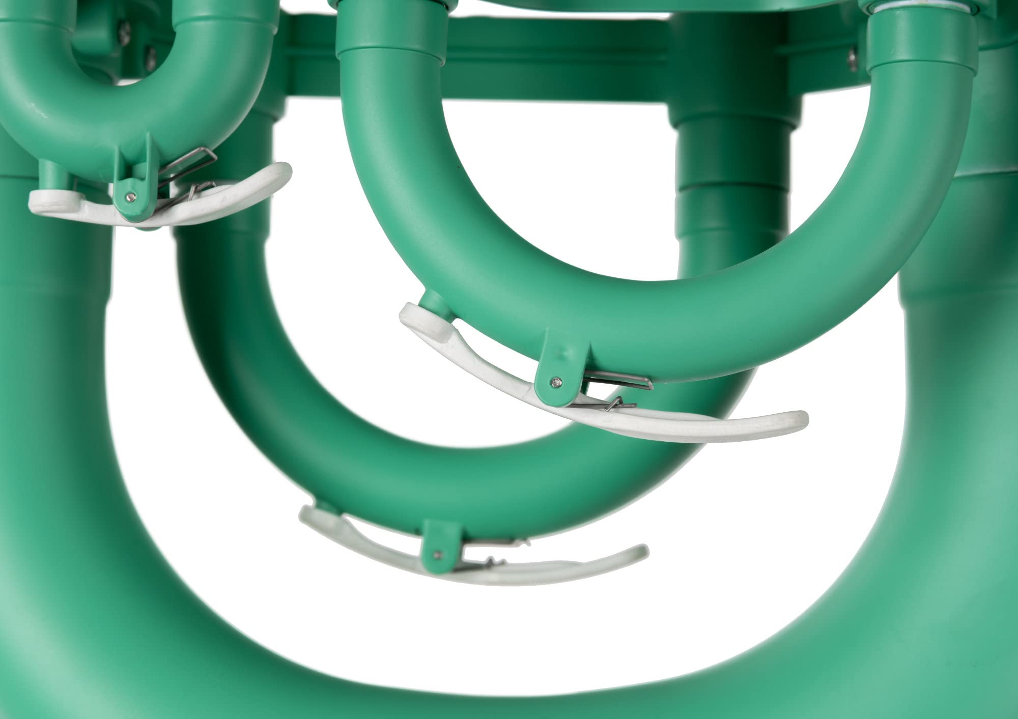 Classic Cantabile MardiBrass Euphonium Bb en plastique - 4 pistons en aluminium - seulement 2,2 kg léger - avec embouchure et housse - vert mat