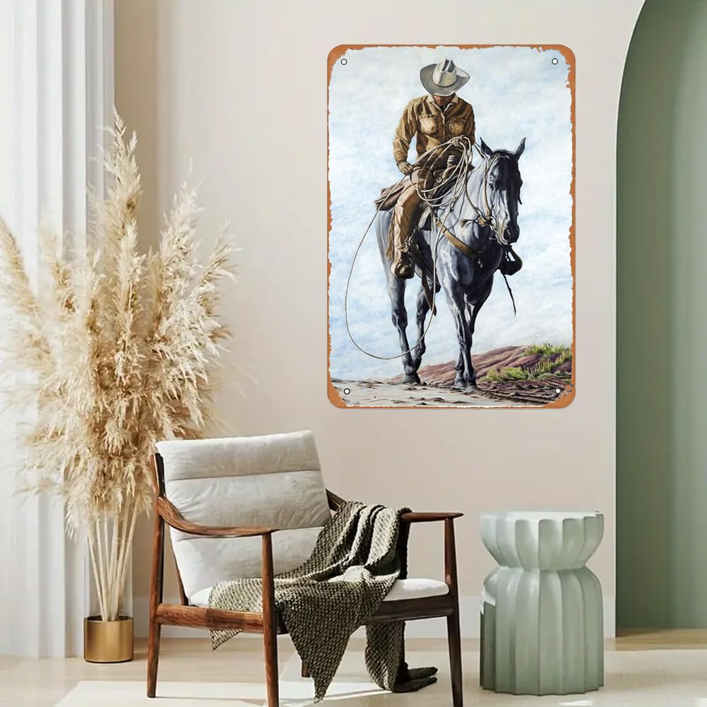 Amazon.com: Cowboy Western Metal Tin Sign,Vintage Western