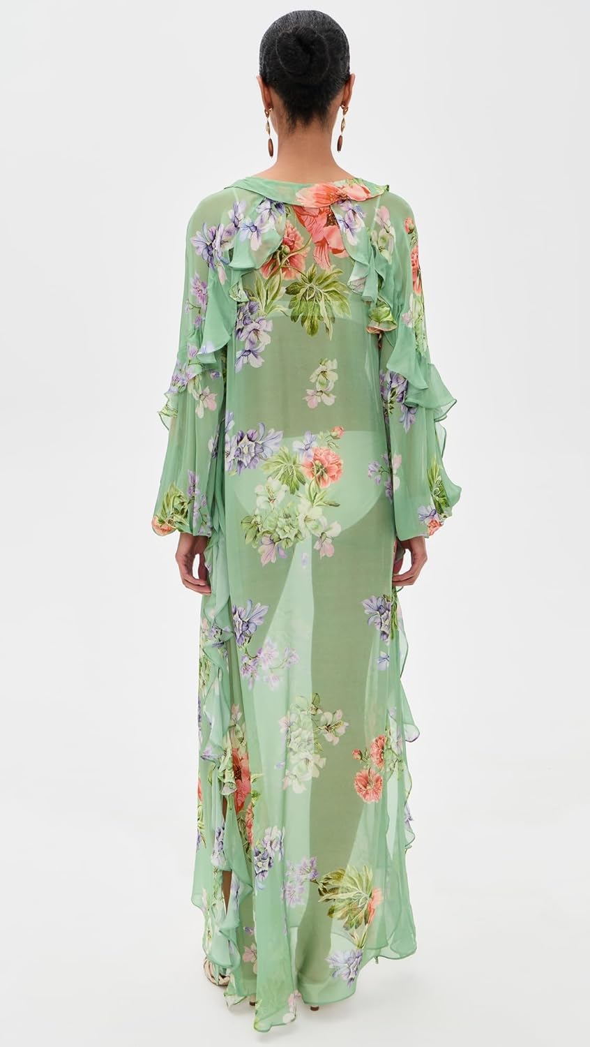 Women's Long Ruffle Caftan