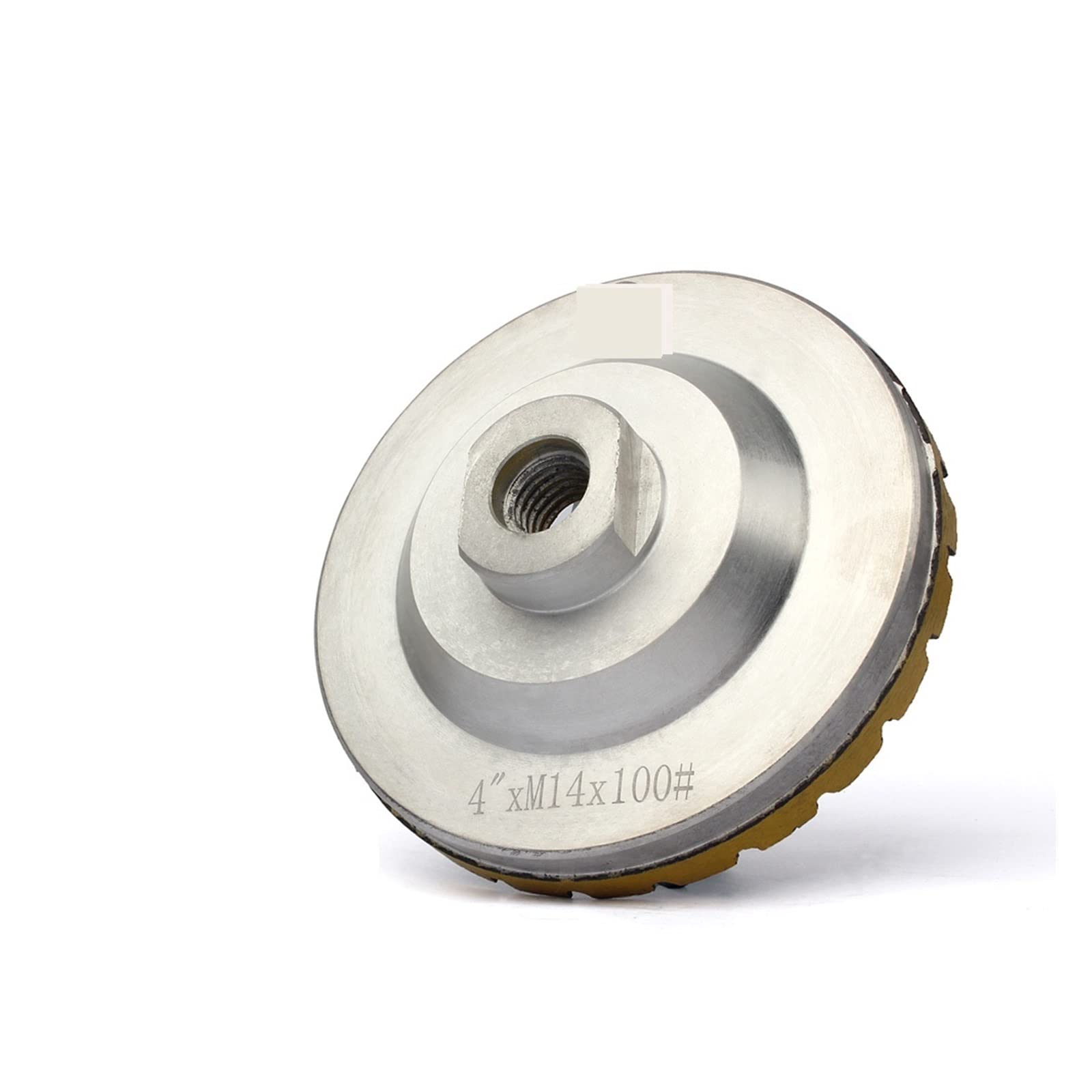 Meule à béton, Disque de meulage Turbo Diamond Cup 4 pouces grain M14 100 ponçage sol en béton à base d'aluminium