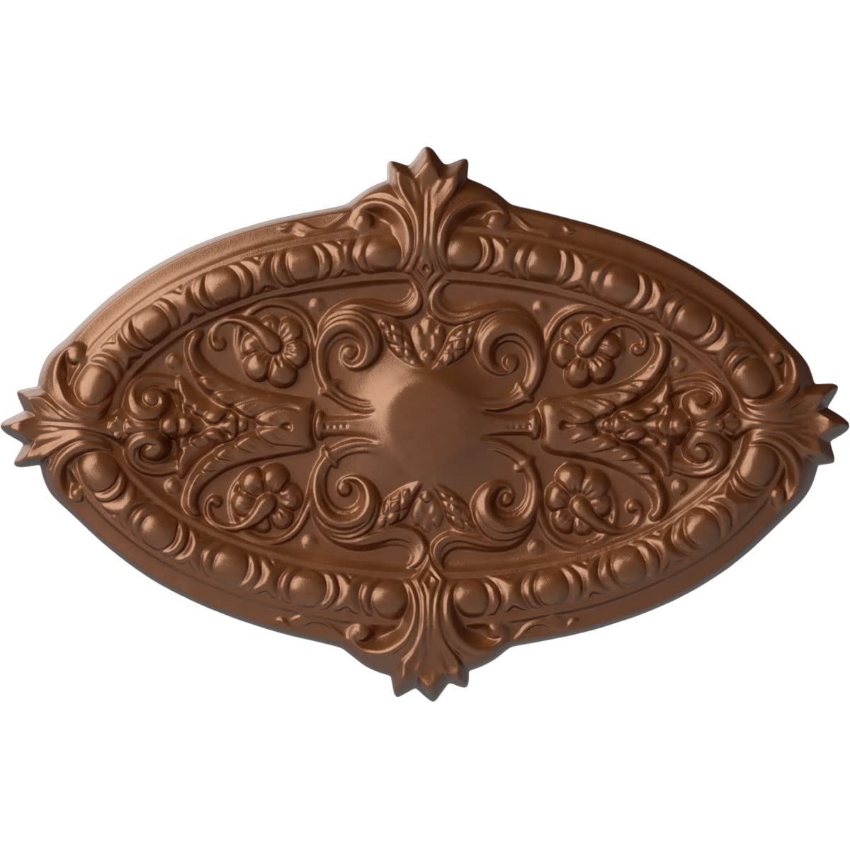 Médaillon de plafond Marcella Marcella en cuivre antique peint à la main