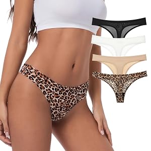 sasiga Seamless Women Underwear Thongs No Show Ladies Thong No Line Breathable Comfortable Panties low waist Bikini Underwear