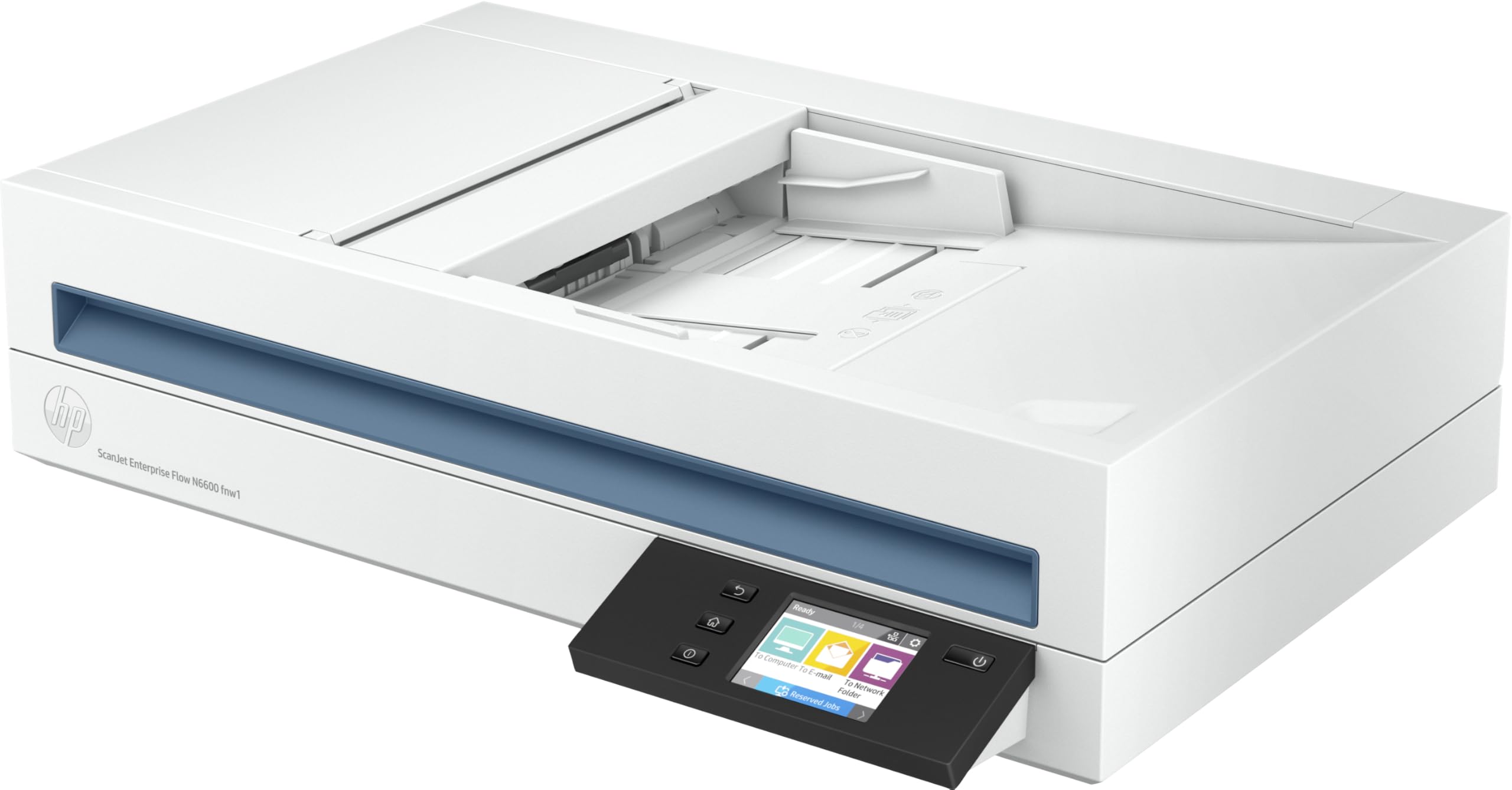 HP ScanJet Enterprise Flow N6600 fnw1 Scanner ADF Flachbettscanner Ethernet USB 3.0 WiFi Touchscreen
