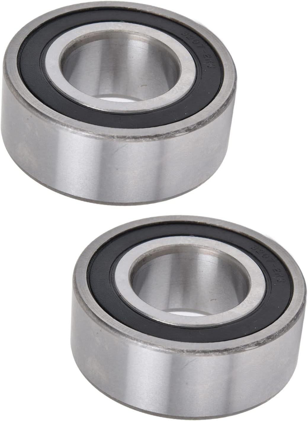 High Speed Double Row Ball Bearings with a Large Load Capacity for Agricultural Machines 2PCs Industrial Deliveries (3207-2RS)