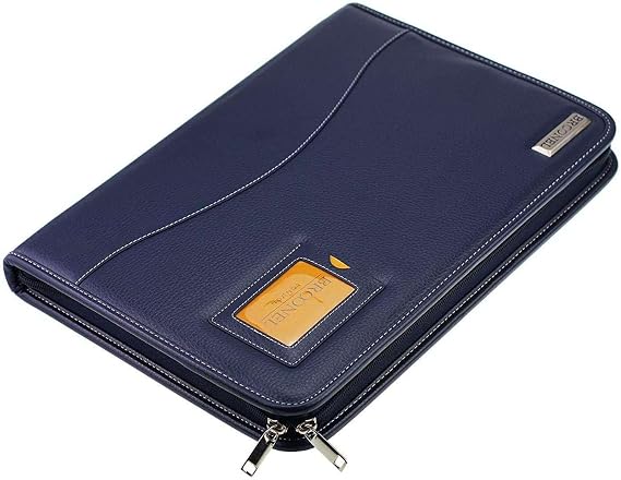 Contour Series - Blue Heavy Duty Leather Protective Case - Compatible with Dynabook Tecra A40 14