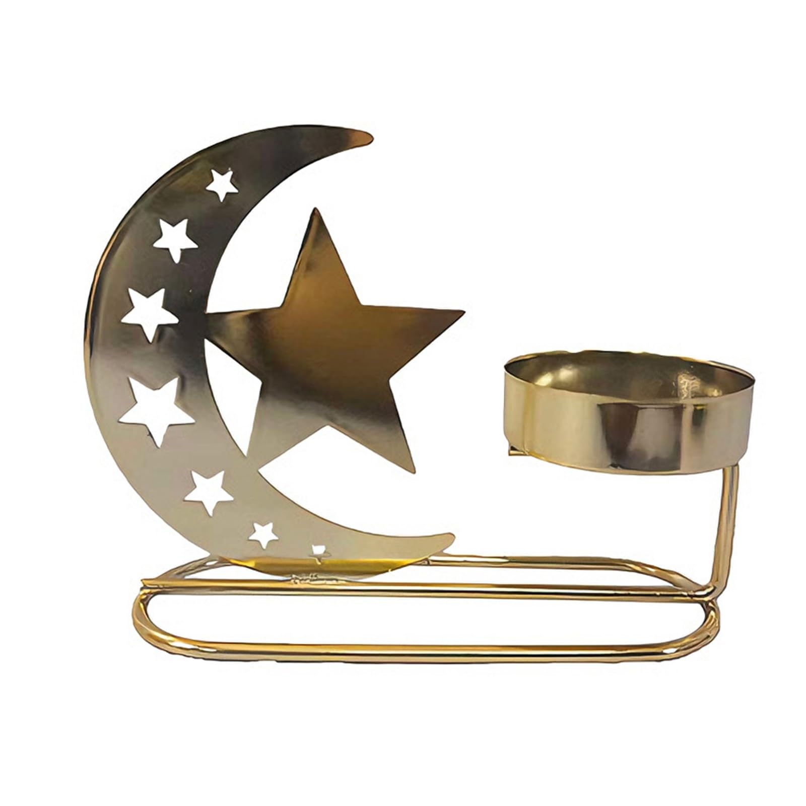 Ahmany Moons Shaped Holders, Tealight, Metal Tealight Candled Stand Candlestick for Home Decorations