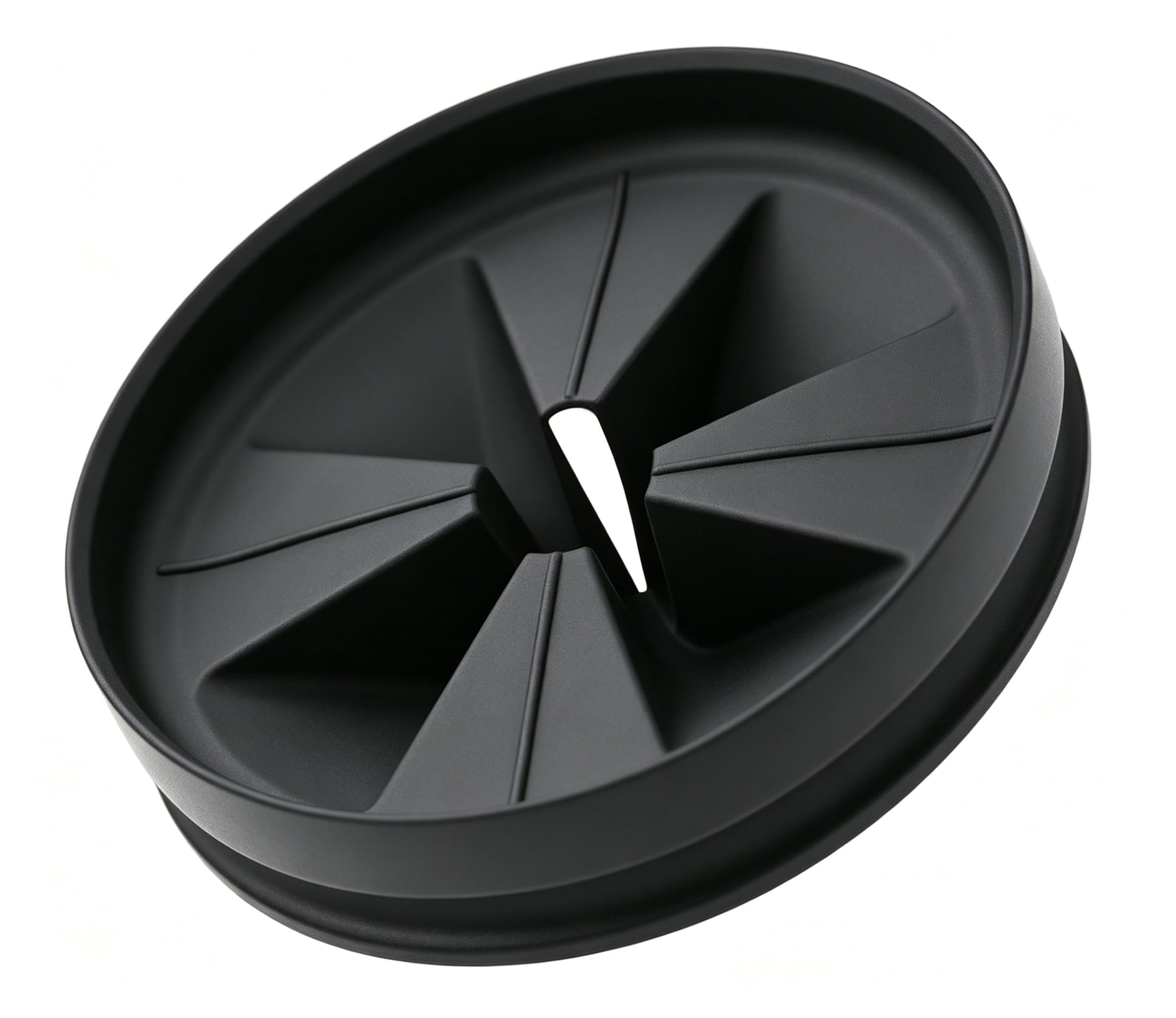 Photo 1 of 3 3/8" Garbage Disposal Splash Guard, QCB-AM Sink Baffle Replacement for InSinkErator Evolution Series, Upgraded Removable Quiet Collar Drain Plugs, Garbage Disposer Accessories, Black