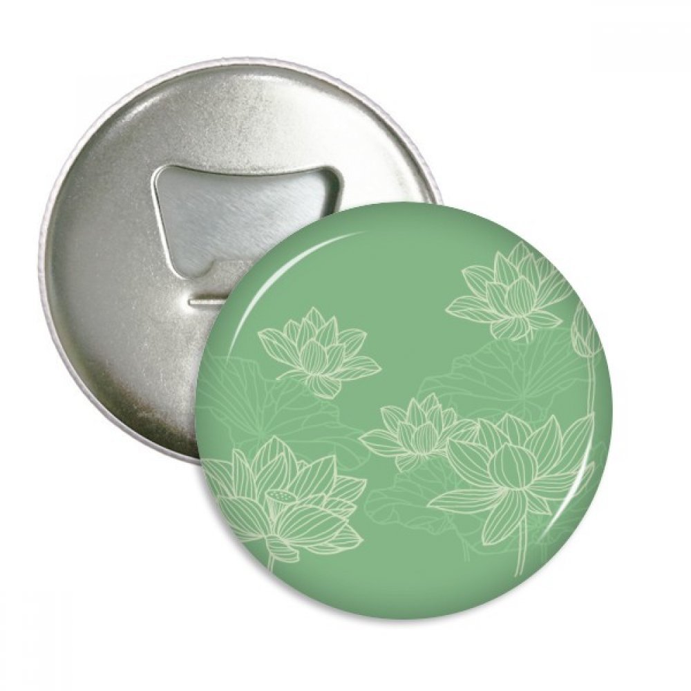 Ouvre-bouteille aimanté lotus pour vos soirées et apéritifs entre amis