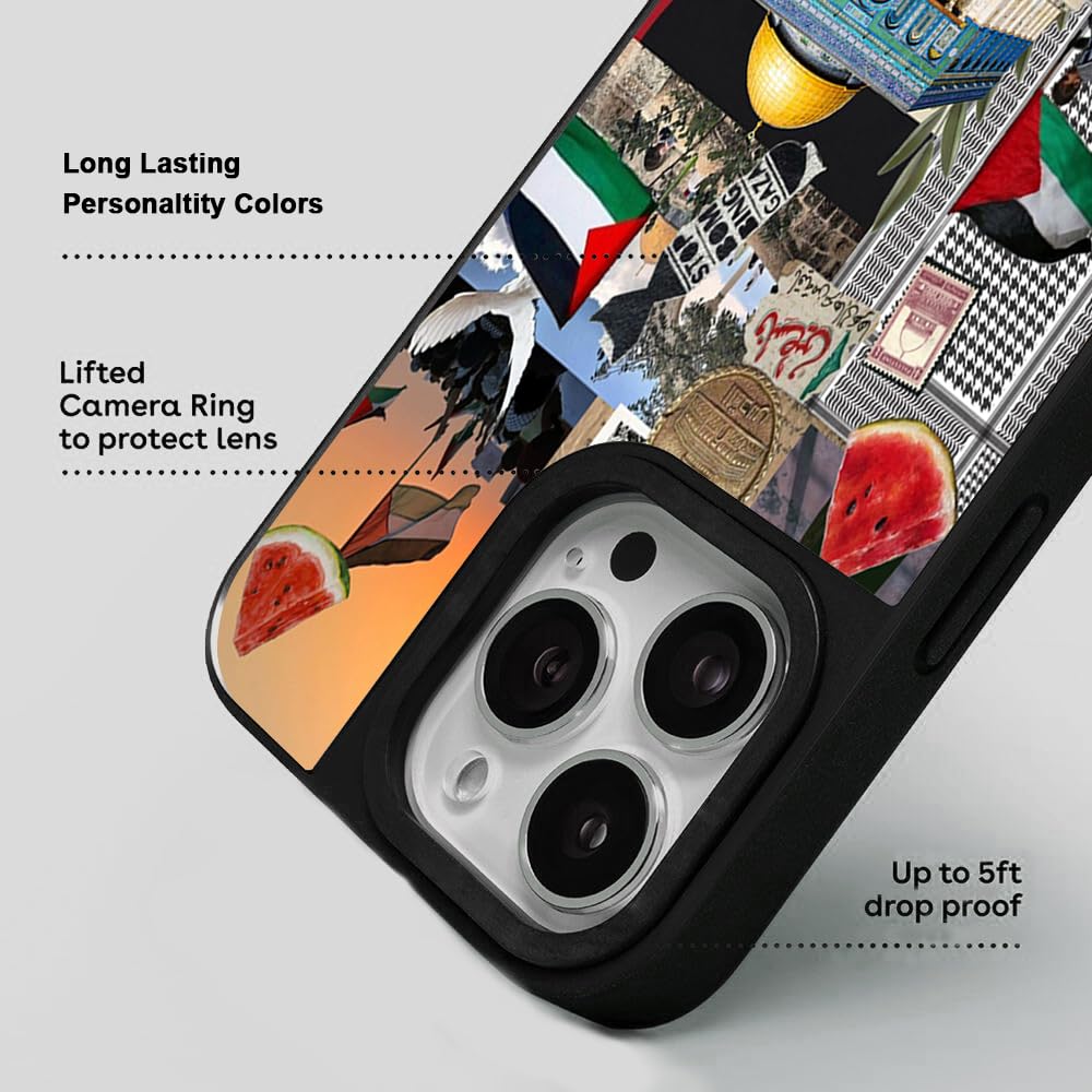 Amazon.com: Ehreus Free Palestine Phone Case for iPhone 17 16 15