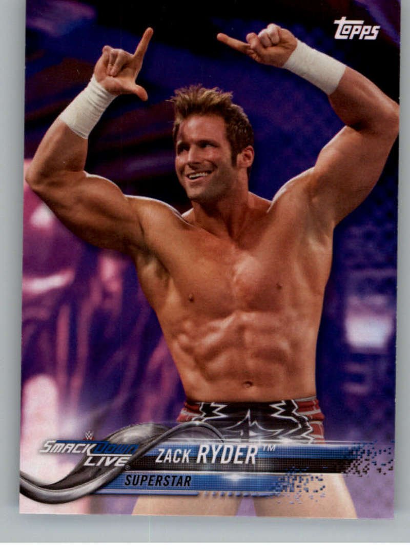 Amazon.com: 2018 Topps Wrestling WWE #99 Zack Ryder SmackDown LIVE