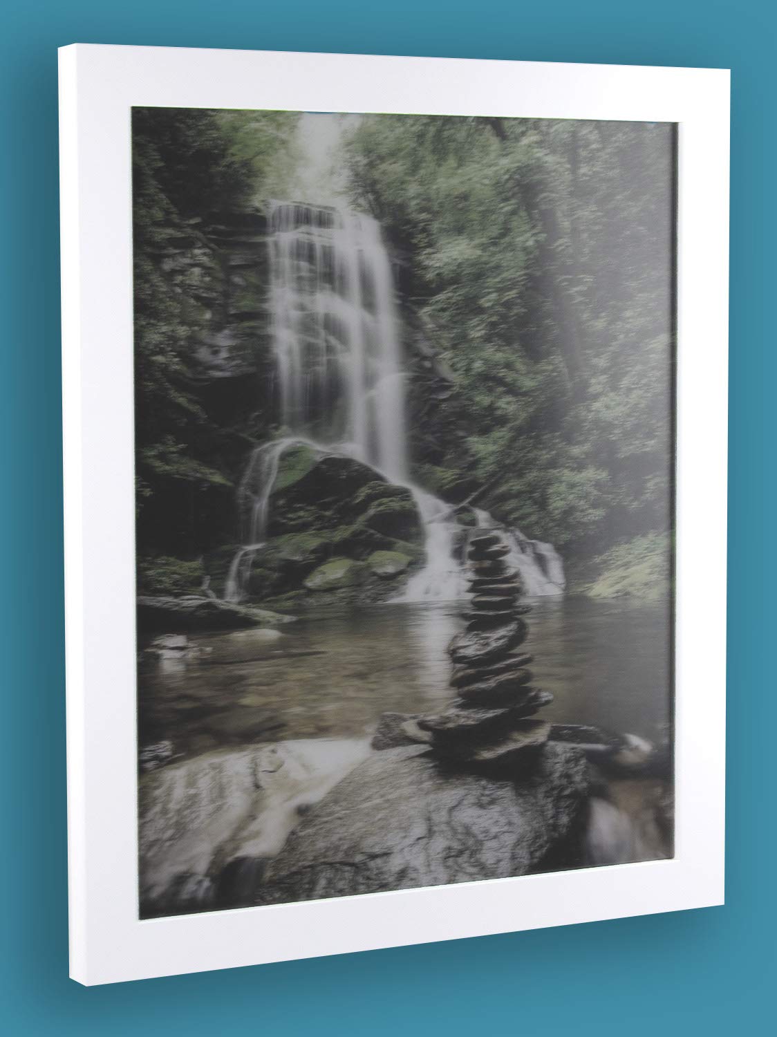 Fotorahmen Monaco 70x96 cm Bilderrahmen Weiß Matt Posterrahmen