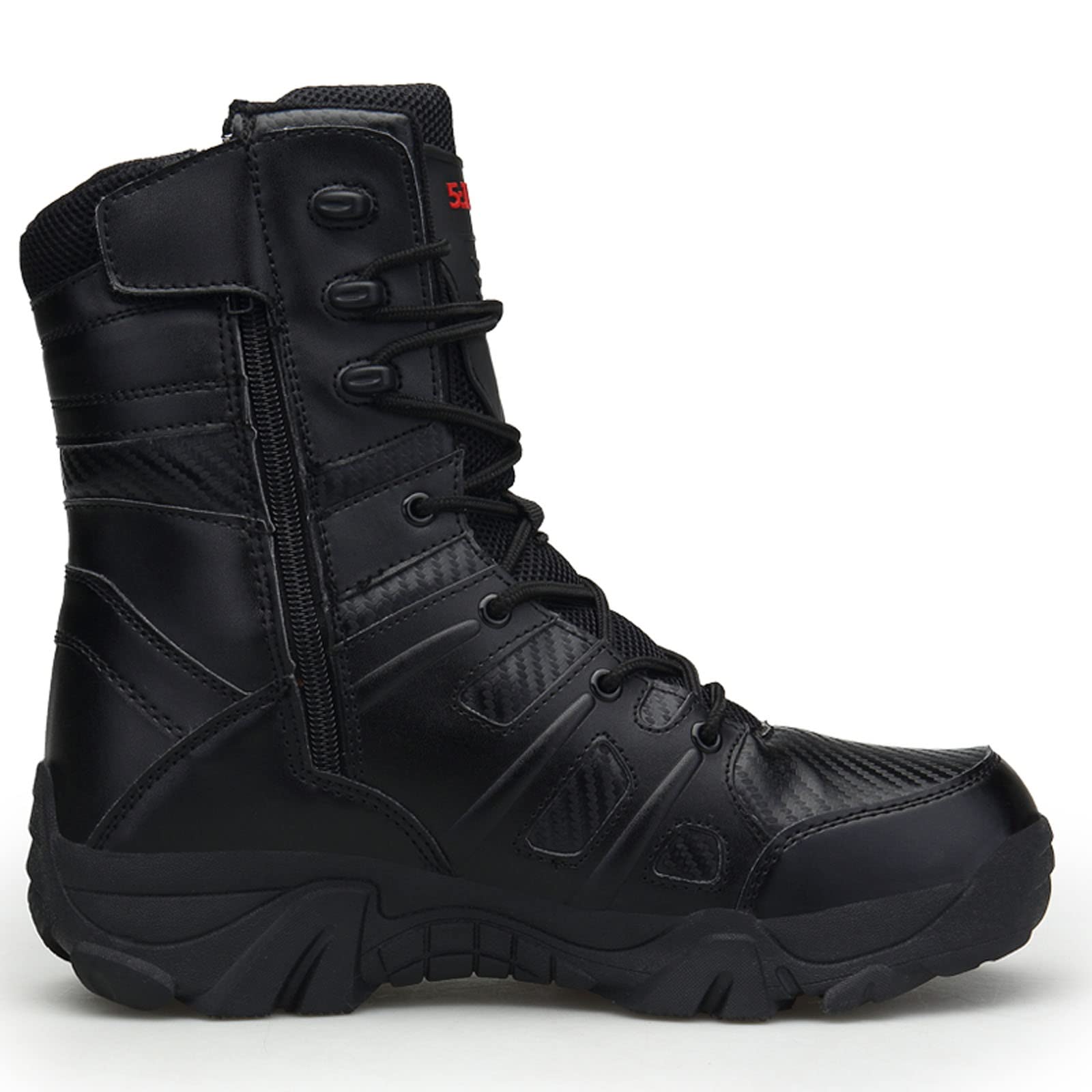 Botas tácticas militares para hombre, para actividades al aire libre, montañismo, senderismo, comando, botas tácticas para mochilero, botas de combate