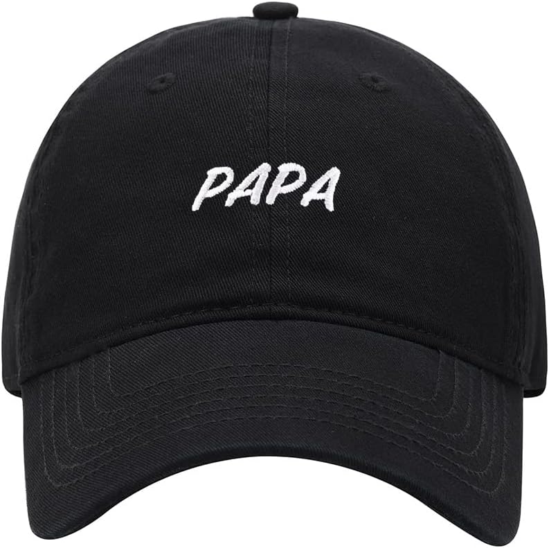 Baseball Cap Men Papa Embroidered Washed Cotton Dad Hat Baseball Caps