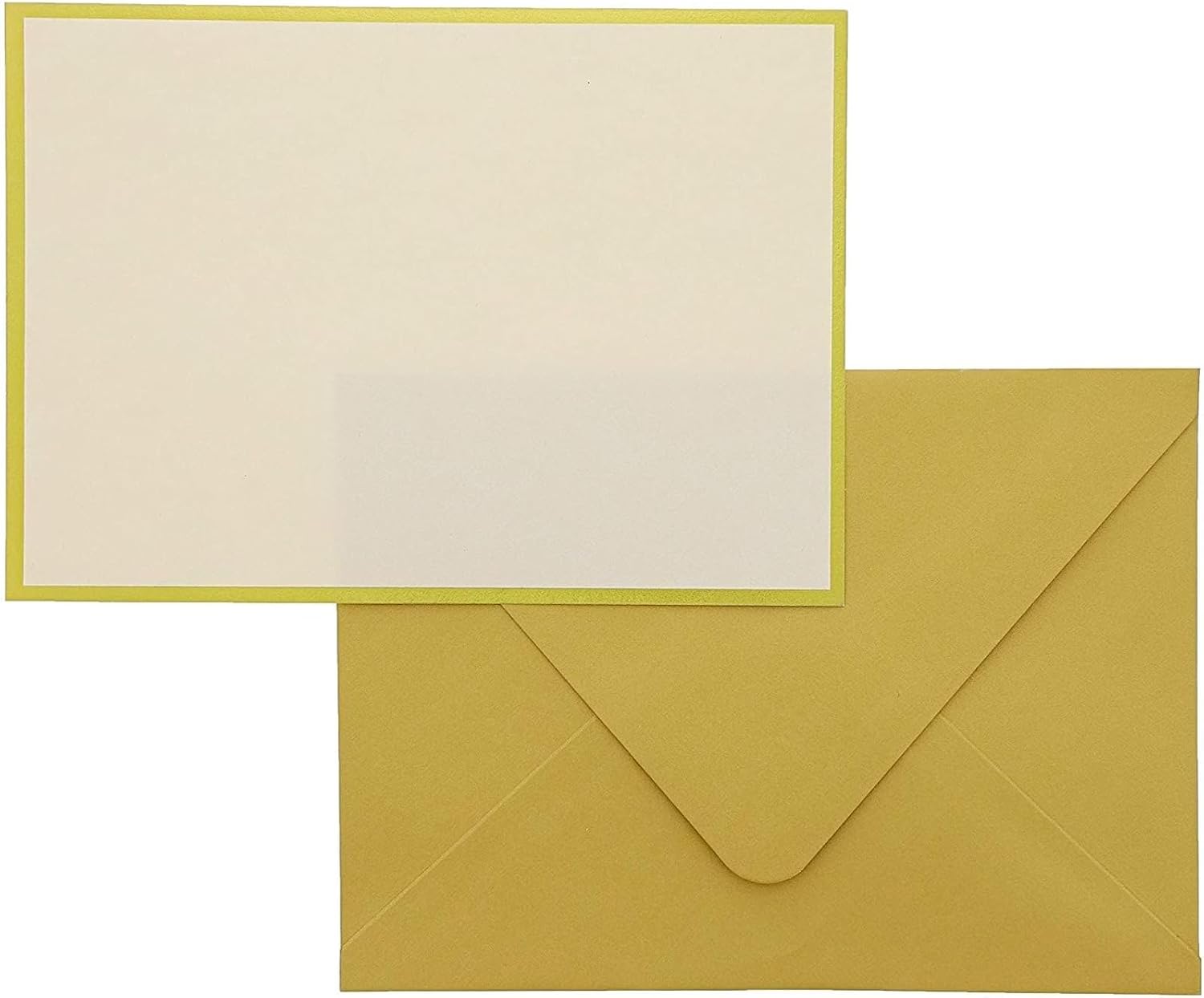 Blank Card Envelope Set - 48 Pack, 4 x 6 In, Gold Foil Border - Thank You Note Cards & Invitation Envelopes, 180 GSM Cardstock - Image 2