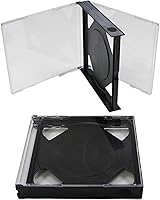 Vista 2 de (5) Cajas de joyas/cajas dobles con 2 CD sin bandeja con medio gris oscuro - CD2R24DGNT