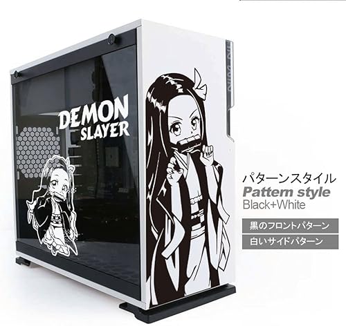 Miniatura 2 de Calcomanías de anime para carcasa de policarbonato de vidrio calcomanías de decoración de dibujos animados para piel de chasis de computadora