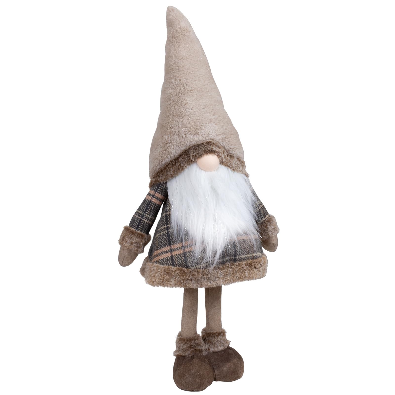 Wackelwichtel 55cm (80cm) Dekofigur stehend braun-beige
