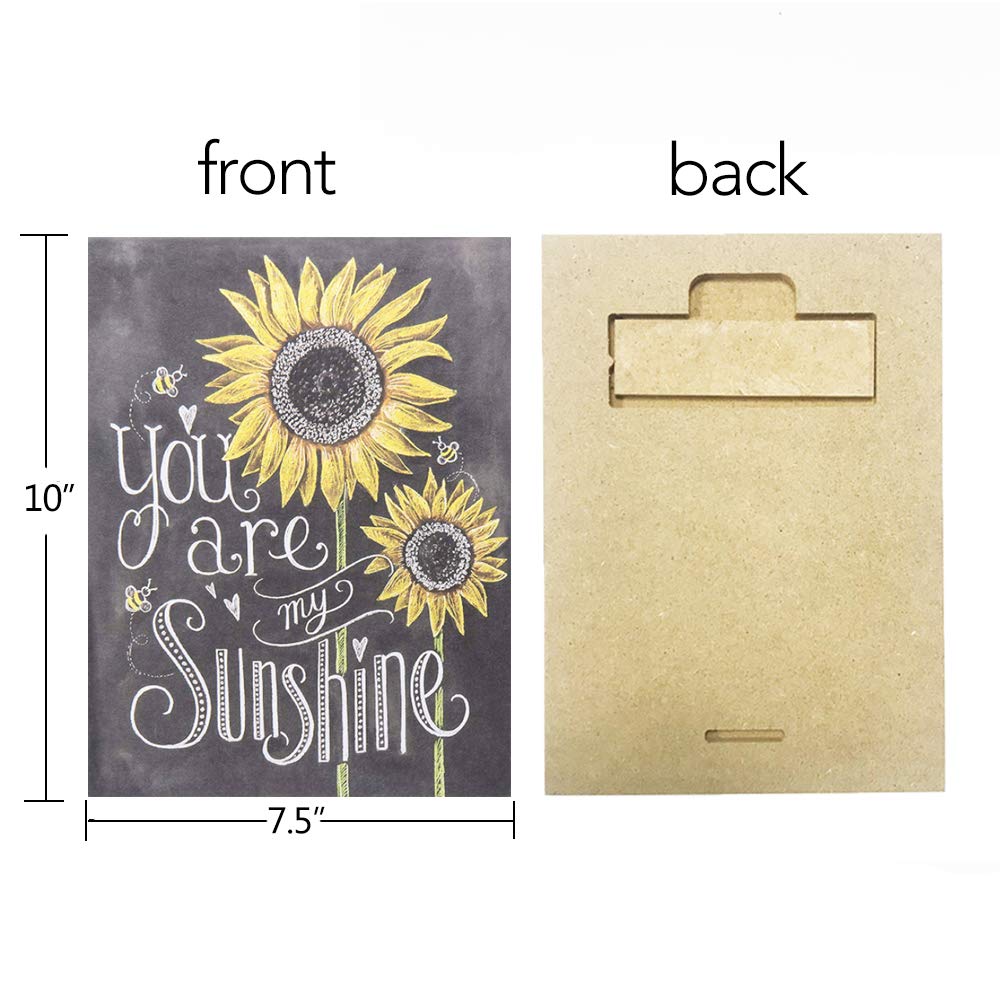 BEROSS You are My Sunshine Sunflower Sign, Sunflower Wall Art Decor