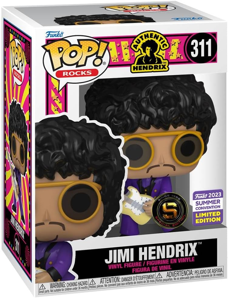 Funko Jimi Hendrix POP! Jimi Hendrix in Purple Suit SDCC 2023 Shared Exclusive