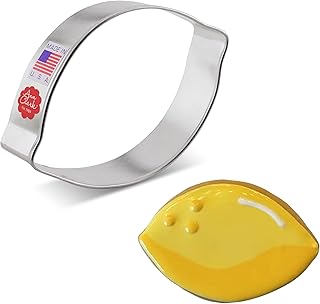 Lemon Cookie Cutter, 3.75" Made in USA by Ann Clark