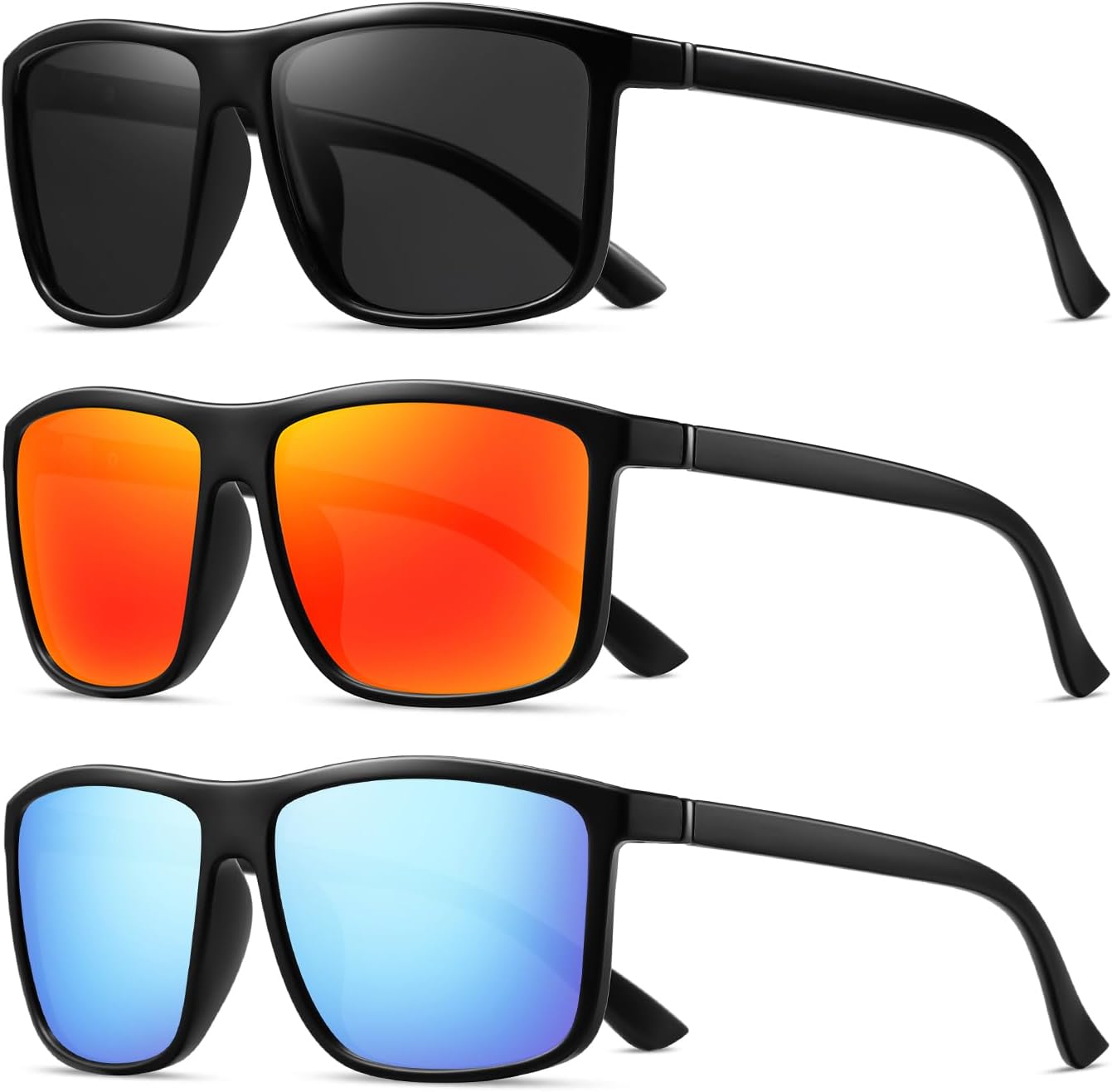 MASDUN Polarized Sport Sunglasses,2025 Classic Rectangle Sun glassesfor Women Men