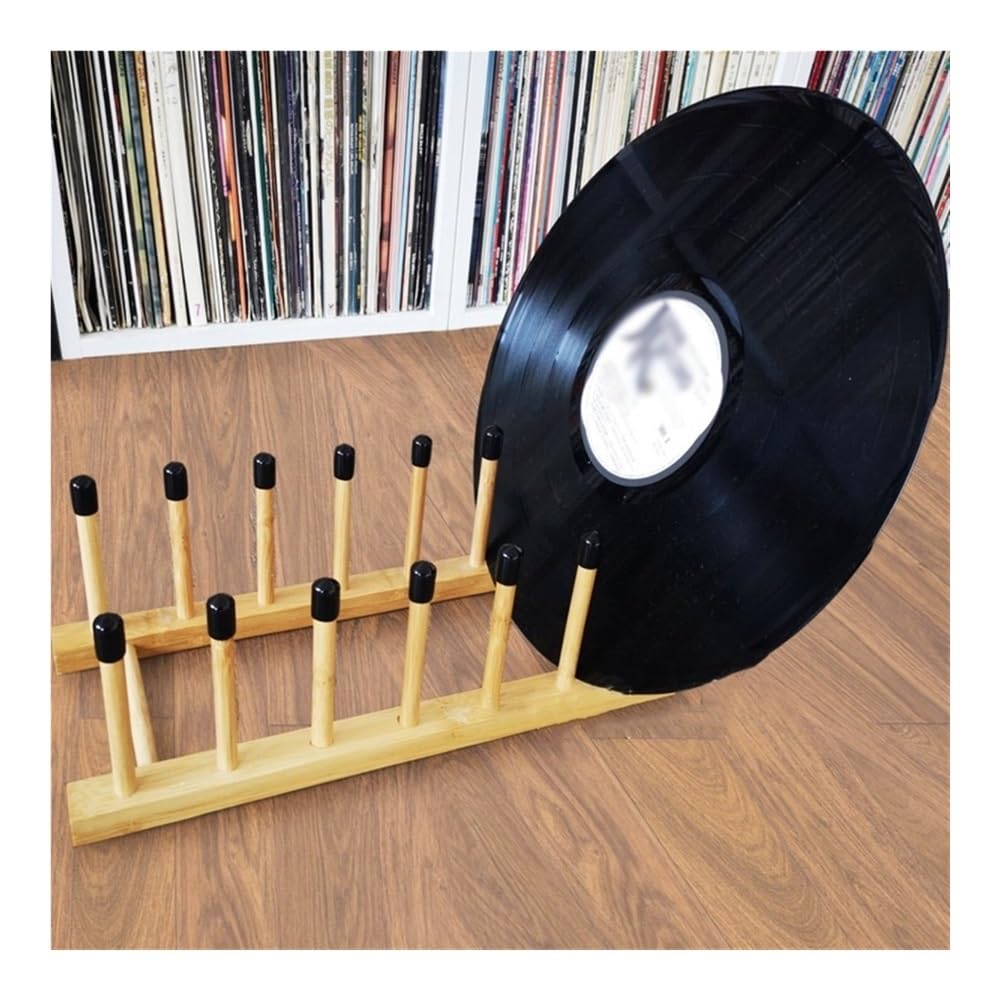 Porta CD Scaffale for dischi in vinile, supporto for espositore for CD, moderno ripiano da tavolo portatile da appoggio for 12" e 7"