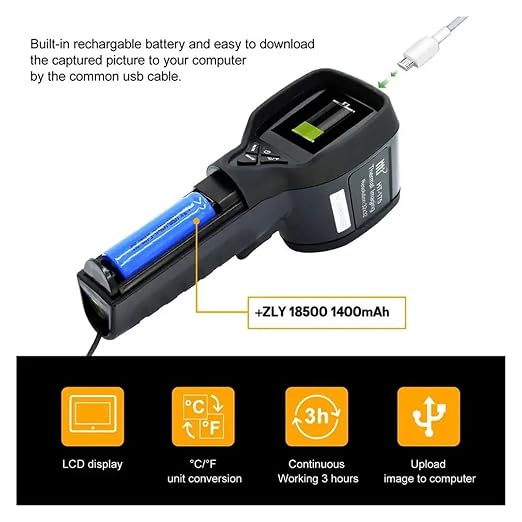 HT-175 Handheld Thermal Imager 32 * 32 Resolution Temperature -20~300°C Imaging Camera Industrial Repair Detect miniatura 3