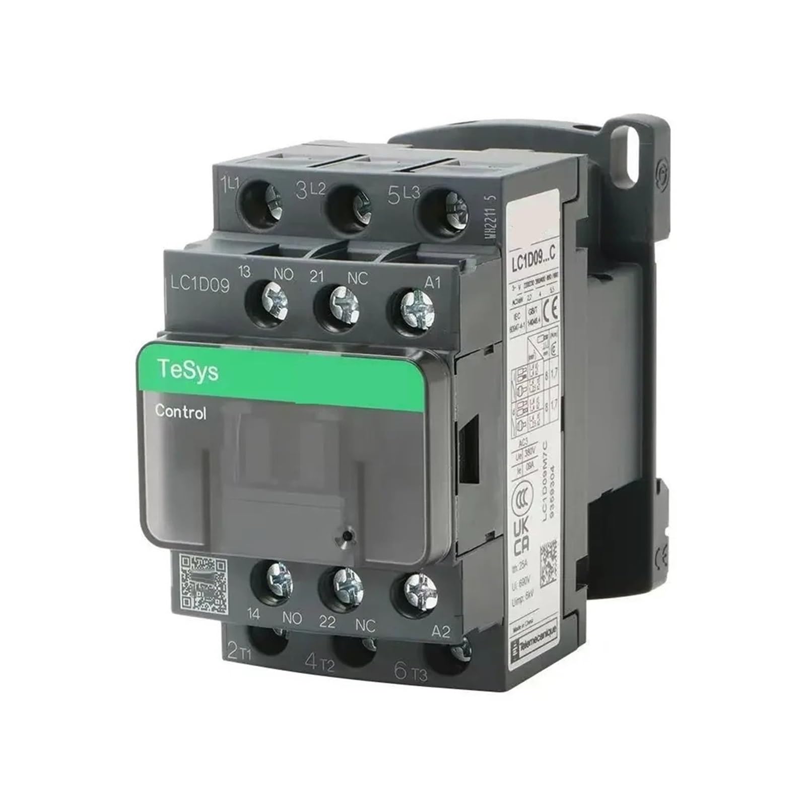 Contacteur tripolaire LC1D09 24V pour commande moteur électrique