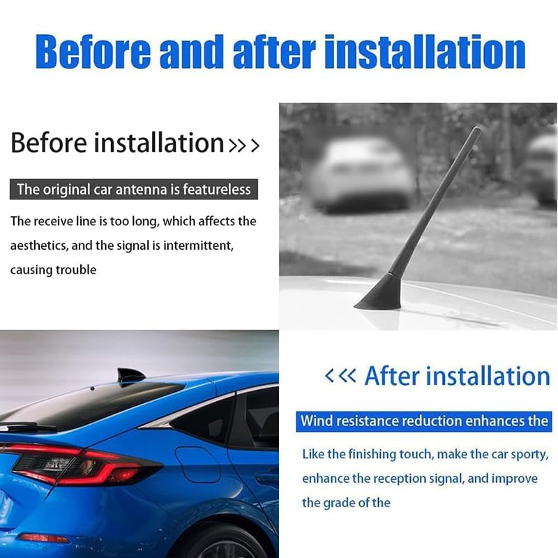 Antenne Requin Pour Jeep Renegade 2018-2023 - Design Sportif, Imperméable, Améliore La Réception | Accessoire De Stylisme Pour Toit