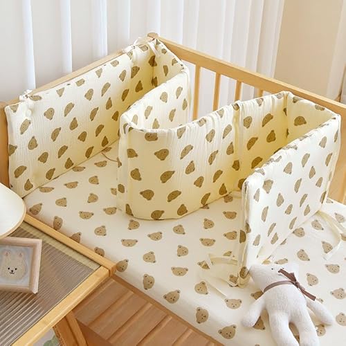 HJZPWB Cojín Barandilla Cama Suave Cojín Protección Transpirable Alfombra Anticolisión Arandilla De Cojin Decoración De Habitaciones Cojín Decorativo Alrededor De Oeko-Tex,B06,160 x 28 cm