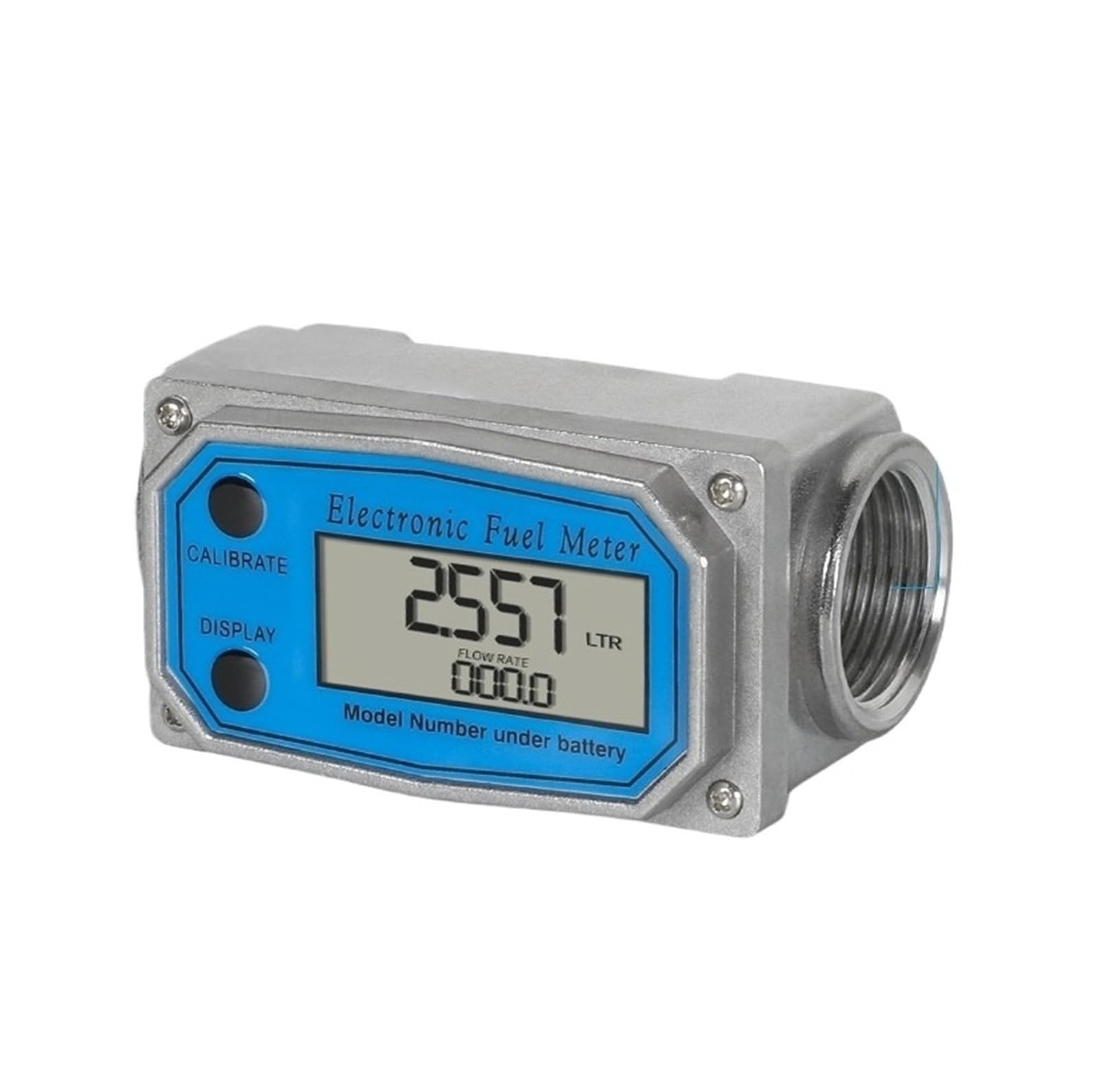 TBZOQAID Flow Meter Aluminum Alloy Electronic Digital Liquid