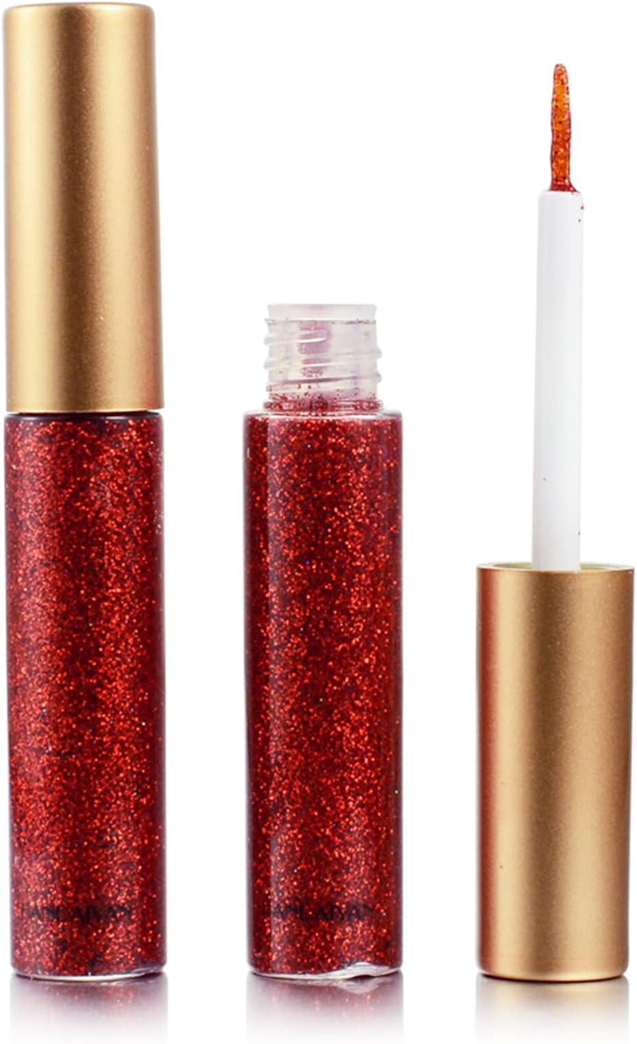Amazon.com : DekRion Glitter Eyeliner,Red Giltter Eyeliner, Long ...