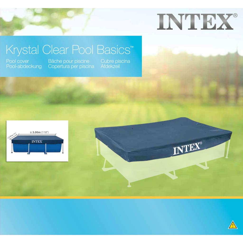 Intex Abdeckplane - rechteckig - 300x200 cm - ideal zum Schutz vor Schmutz und Verunreinigung