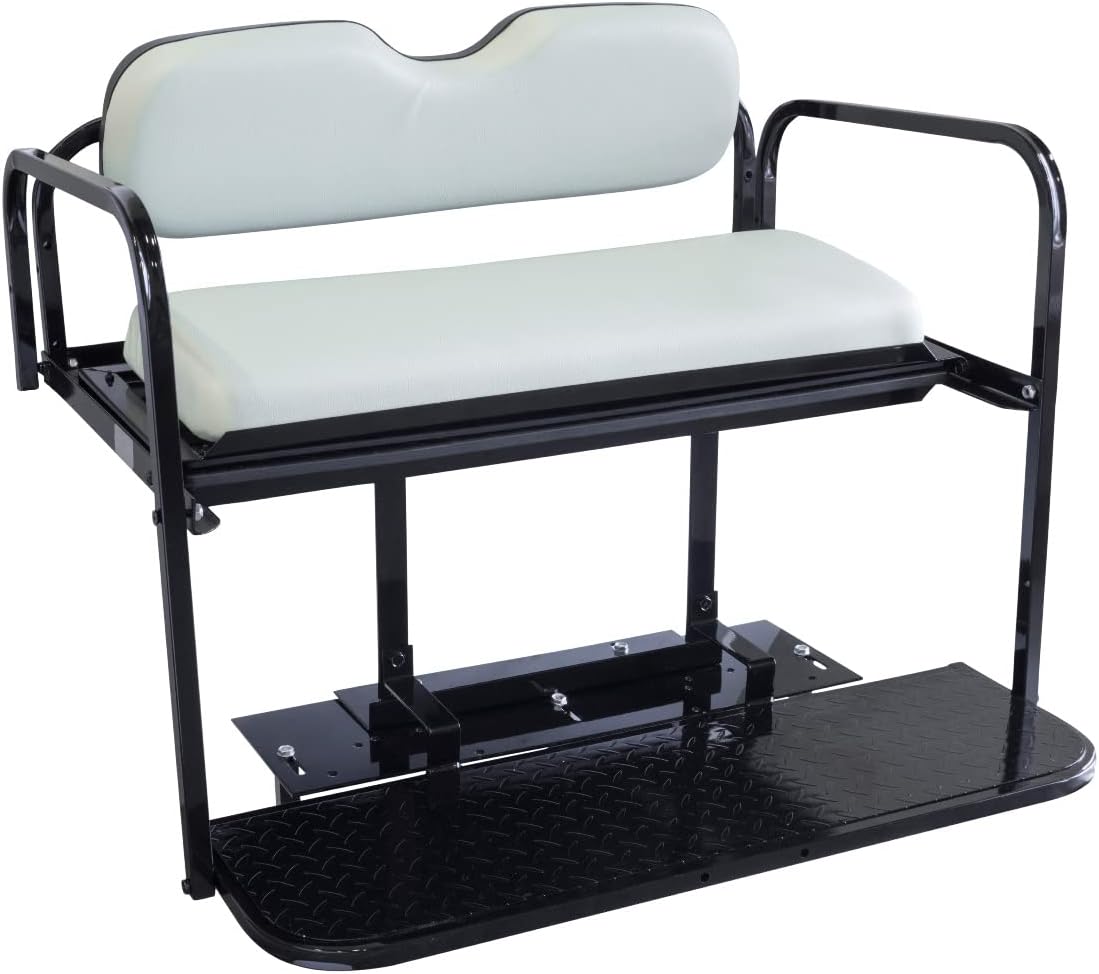 Buggies Unlimited Yamaha G29 / Drive/YDRA/YDRE (07-16) Golf Cart Rear Flip Seat with Steel Frame