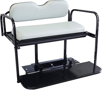 Buggies Unlimited Yamaha G29 / Drive/YDRA/YDRE 07-16 Golf Cart Rear Flip Seat with Steel Frame